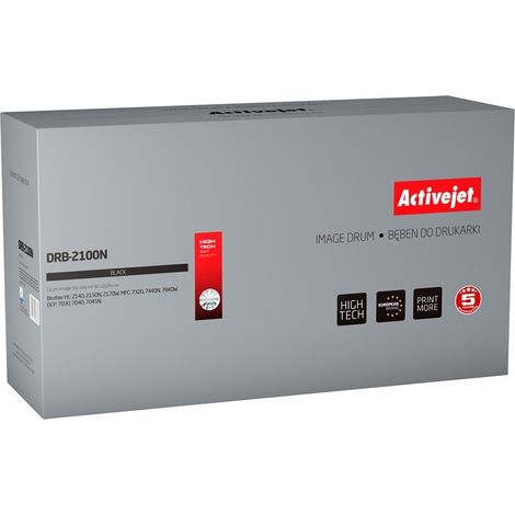 Activejet DRB-2100N drum (replacement for Brother DR-2100 Supreme 12000 pages black) (1/3)