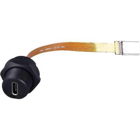 Typ C 3.1 Stecker-Kabeladapter mit Gewinde, 0,1 Meter lang, für industrielle Anwendungen