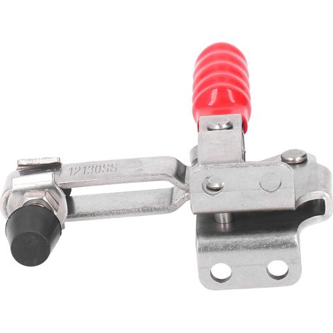 Vertikale Schnellspann-Kniehebelklemme aus Edelstahl 304 mit Gummidruckspitze (1/5)
