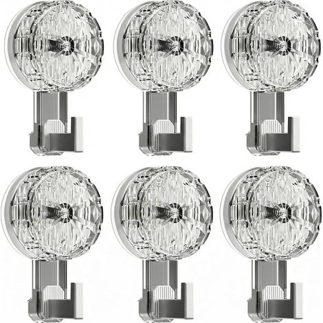 Set di 6 ganci a ventosa ultra resistenti, riutilizzabili per appendere asciugamani, ideali per il bagno, la cucina e la doccia. (1/5)