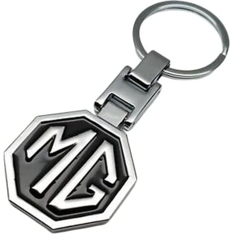 Porte-clés en magnésium, chaîne porte-clés argentée