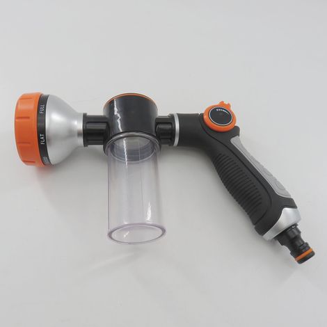 Pistolet à eau multifonctionnel pour le lavage de voiture, pommeau de douche, buse d'arrosage à mousse, pistolet à eau pour le lavage de voiture