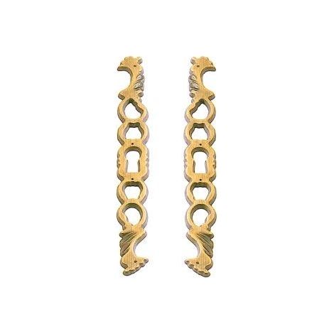 TAISHENGDA-Lot de 2 entrées de clé en zamak bronze – Ferrure de serrure de meuble – Finition élégante pour meubles – Accessoires inclus (1/5)