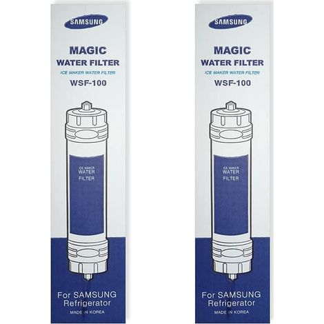 Set von 2 WSF-100 Originalwasserfiltern für den amerikanischen Kühlschrank Samsung