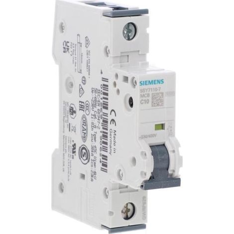 Interruptor Siemens 5sy7110-7 10A 230400 V
