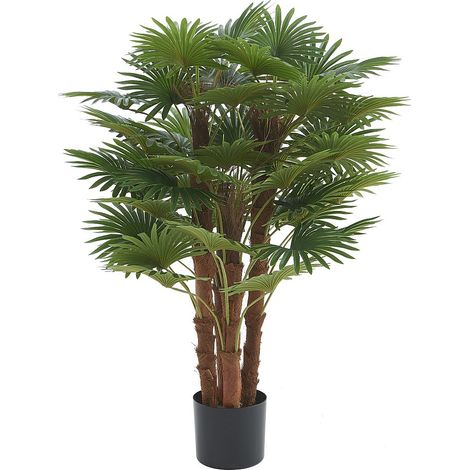 Arbre artificiel palmier - H.93 cm - Vert - RHAPIS (1/4)