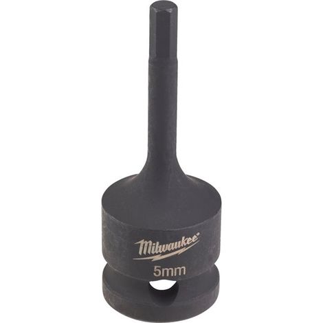 Llave de vaso Milwaukee hex 5 impacto 67 mm acero cromo (1/2)