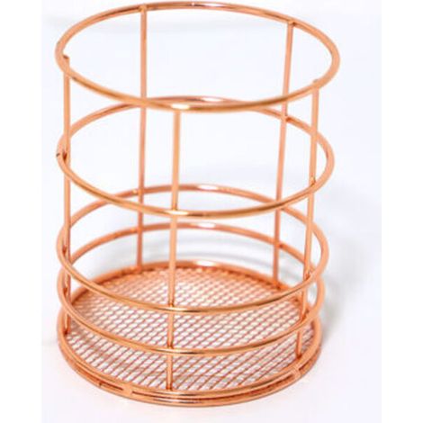 Polyvalent Porte-Crayons En Métal, Rangement De Brosse Cosmétique, Créatif Accessoires De Bureau Pour Maisons, Dortoirs(1Pcs)