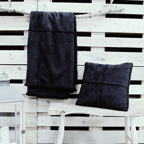 Set: Dekokissen + Decke WINTER SPIRIT, 2-teilig, 150 x 125 cm (1/2)