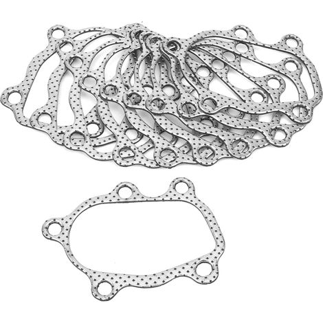 Kit de joint Kit de joint de coude de sortie Turbo avec 5 trous de boulon adapté pour T25 T28 GT25 GT28 collecteur d'échappement argent (1/5)