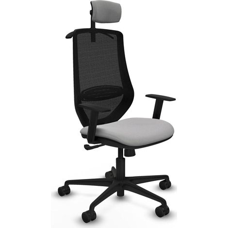 piqueras-y-crespo Mardos chaise bureau gris clair ergonomique
