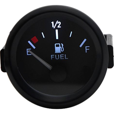 2 Pouces 52mm Jauge de Niveau de Carburant Compteur avec Capteur E-1/2-F Pointeur 12V Universel pour Voiture SUV (1/4)
