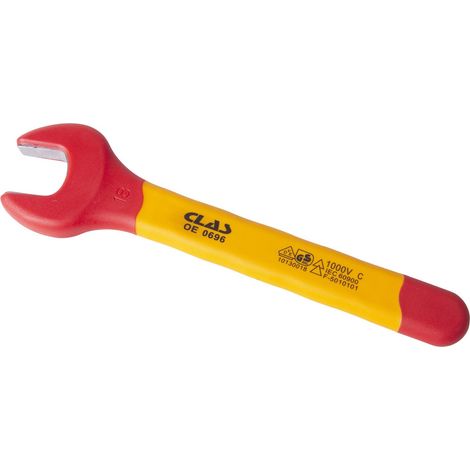 Clé plate isolée 18mm - OE 0696 - CLAS Equipements