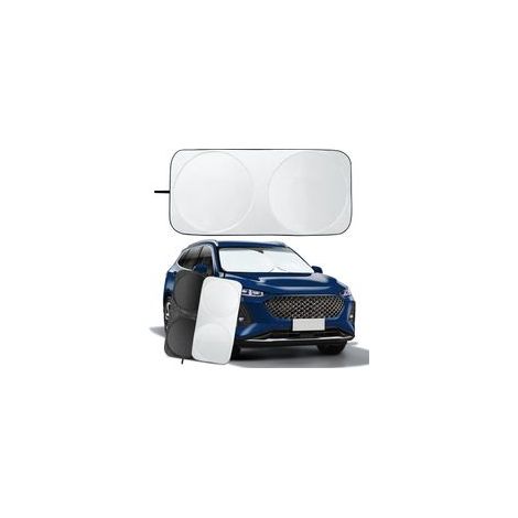 Pare Soleil Voiture Intérieur Pare Brise Avant Protection Soleil Pliable Anti UV pour Universel des Voitures et SUV (1pcs,160 x 85 cm) (1/5)