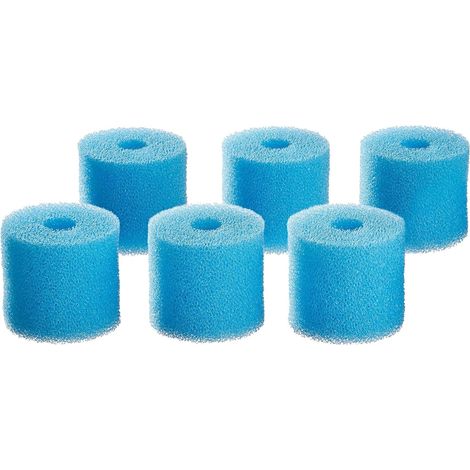 Mousse Filtrante - Lot de 6 - 45 Ppi - Pour Biomaster 250 350 600 - Pré-filtre Aquarium Intérieur - 18,5x5,8x25,7 Cm (1/4)