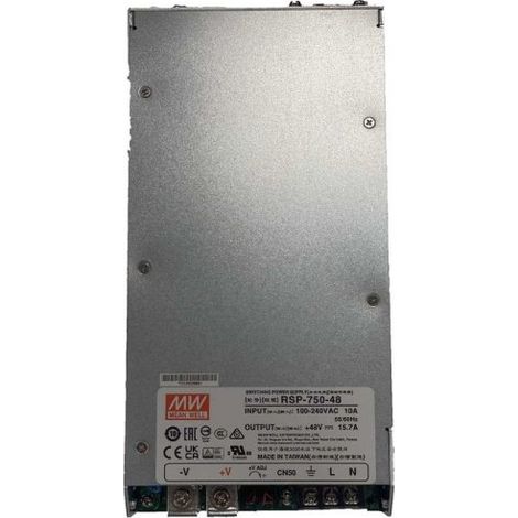 MW MEAN WELL RSP-750-48 Alimentatore Led 750W 48V 15,7A Senza Ventola Input 220V e 110V