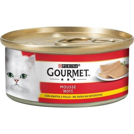 Gourmet Gatto Mousse Anatra e Pollo gr. 195 PURINA