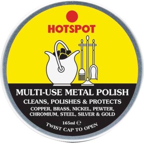 Hotspot HS240015 Multi-Use Metal Polish 165ml Tin HOTHS240015