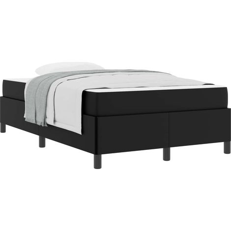 Maison Exclusive - Struttura del letto con materasso Nero 120 x 200 cm Tessuto