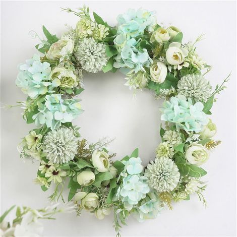 Guirlande Printaniere - 55 cm - Décor Artificiel pour Porte Fenêtre Mur Intérieur Extérieur - Fleur Plastique - 1 Pièce (1/4)