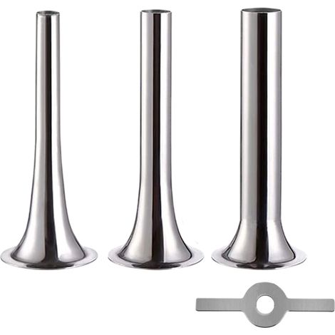 Accessoires pour hachoir à viande domestique : couteau en acier inoxydable, lame à mailles, appareil à lavement, plaque perforée pour hachoir à viande. (1/5)