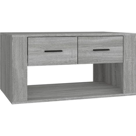 Maison Exclusive - Couchtisch Grau Sonoma 80x50x40 cm Holzwerksto