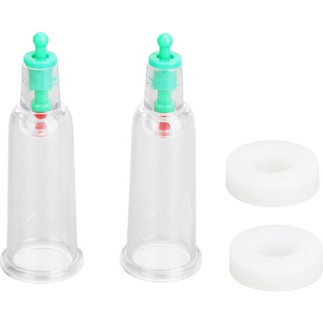 2 pièces Ventouses à Doigts pour Améliorer la Circulation et Détendre les Muscles, avec 2 Joints d'Étanchéité (1/5)