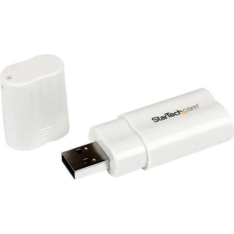 TARJETA SONIDO Startech USB 2.0 Blanco (1/5)