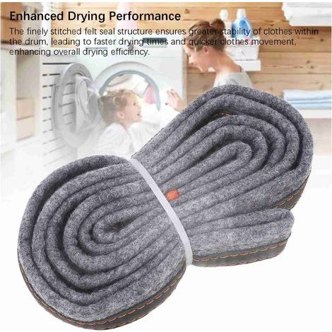 Ortviai Joint en feutre pour tambour de sèche-linge W10116343 – Résistant à la chaleur, compatible Whirlpool, Kenmore, Maytag (1/4)