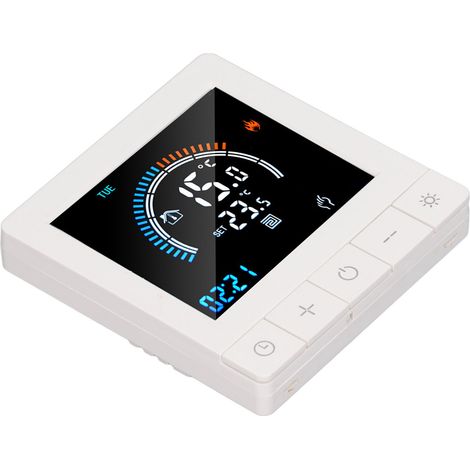 Thermostat intelligent programmable avec écran LCD, contrôle précis du chauffage de l'eau, pour la maison, le bureau ou les centres commerciaux, modèle Wi-Fi AC90V-240V (1/5)