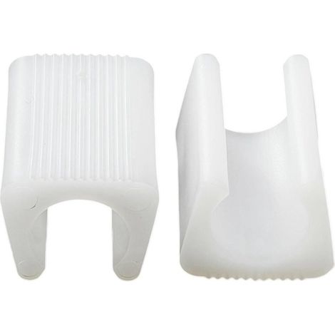 Elkuaie Capot de Pied de Chaise Blanc - Capot Rond - Protection Contre les Rayures et Réduction du Bruit - 20 Pièces - Pour la Maison et la Cuisine (1/5)