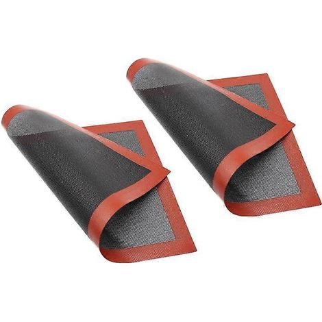 2 pièces perforé silicone tapis de cuisson antiadhésif cuisson four Sheet (1/5)