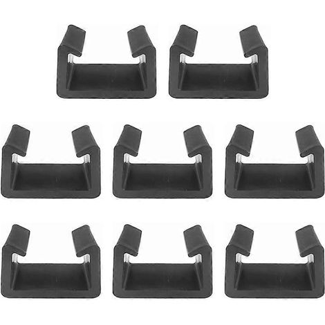 Jeu de clips en plastique renforcé haute résistance pour fixations de canapé, 48 clips, 59 mm, compatible avec les applications intérieures et extérieures. (1/5)