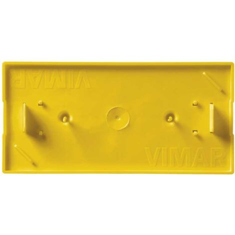 V71324 Couvercle Antisalissure Protecteur pour Boîtes Jaune 4 Places