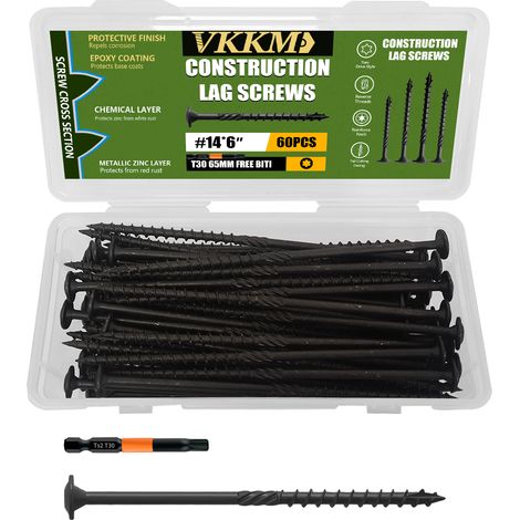Clous à Chaînettes Noirs, 60Pcs 146" - Fixation Structures Jardin, Pépinière/Végétation, Solidaires, Pour Professionnels & Jardiniers (1/5)