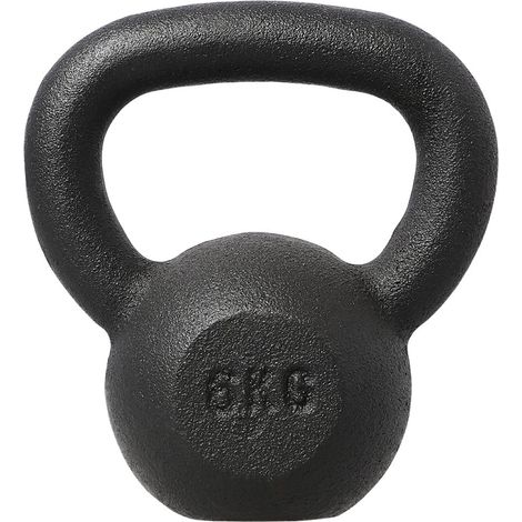 6 kg Gusseisen-Kettlebell für Krafttraining