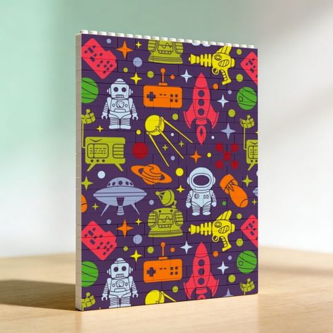 Cadre en briques, cadeau pour saint valentin (1/5)