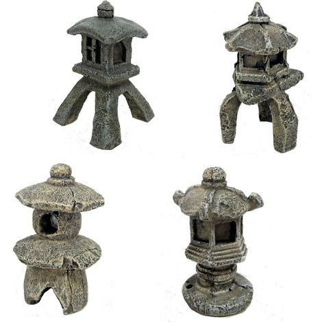 Amtra Lantern Bali S Mix – Kleine Hütten Dekoration für Aquarien
