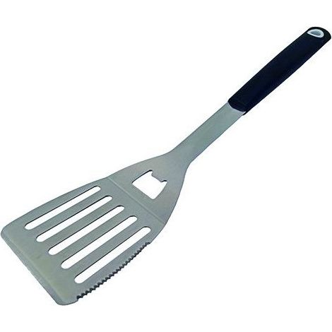 Espátula para barbacoa Sandri, mango de acero inoxidable y mango de PP, 42 cm (1/2)