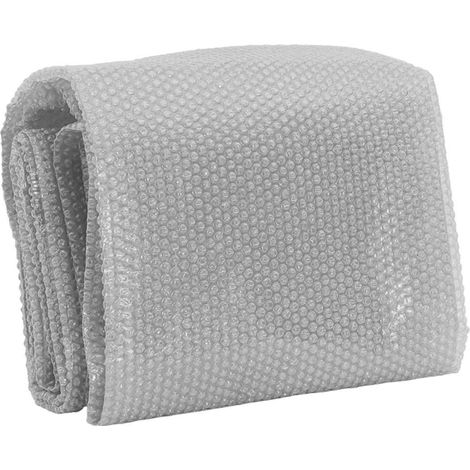 Maison Exclusive - Film solaire de piscine flottant PE 527 cm Gris (1/4)