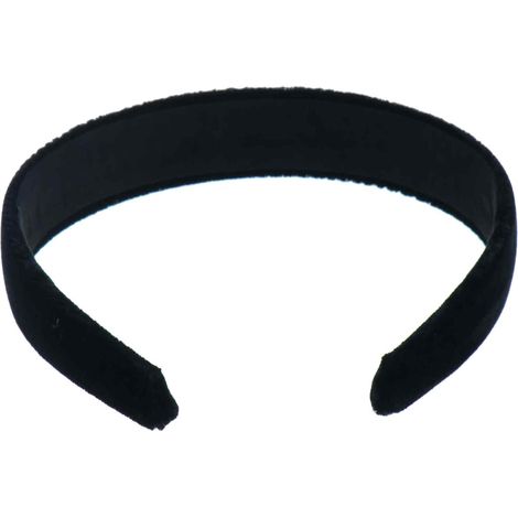 1 Bandeau velours 2,5 cm antidérapant doux femme fille coiffure quotidien sport（Q3 : Nouveaux produits pour le mois d'août） (1/5)
