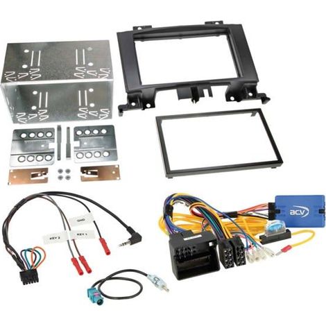 Kit d'installation - ACV - 2 ISO - 2EC/2EK/2F - VW Crafter 2014-2016 - Remplacement d'un autoradio OEM
