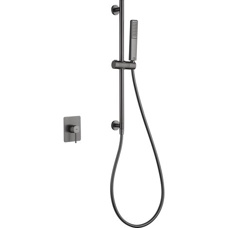 IMEX SMF065/BGM FIRENZE-SASSARI Conjunto Ducha Monomando Black Gun Metal - ref: SMF065/BGM (1/2)