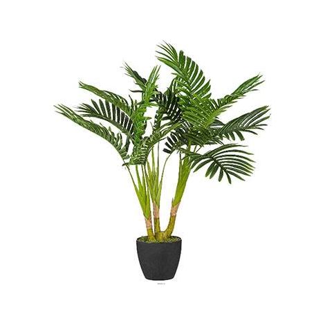 Palmier Kentia artificiel H 70 cm 3 troncs en pot (1/3)