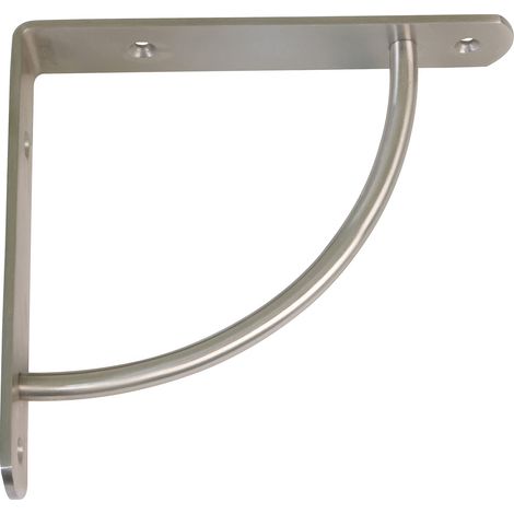 Console Déco Acier Nickelé Brossé Modèle 24-170x170mm (1/5)
