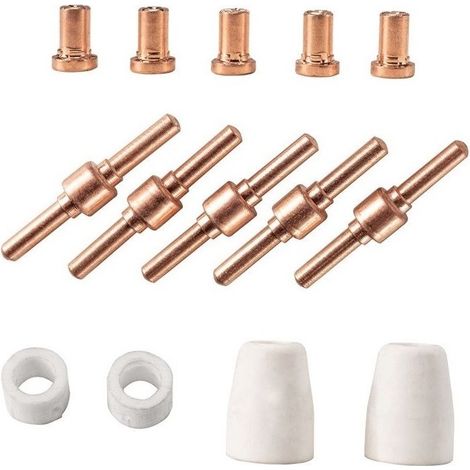 ACCESORIOS 14 PZ. BOQUILLAS ELECTRODOS PARA CORTADOR DE PLASMA PLC40 SCHEPPACH