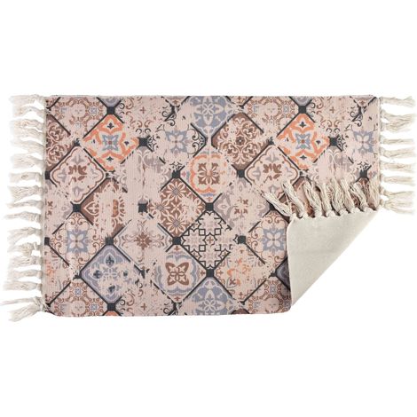 Teppich aus Baumwolle und Polyester ORIENT Orient 90x60 cm Braun/Beige/Grün 1 Stück (1/2)