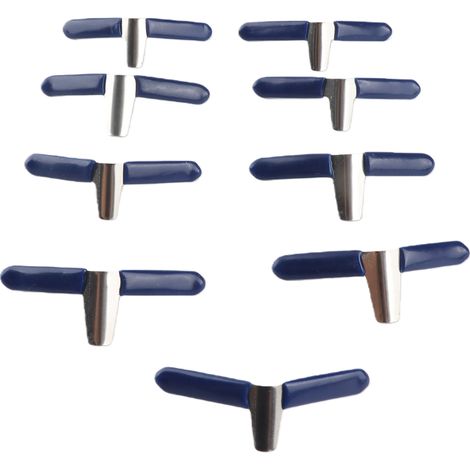 Kit de 10 outils de crochetage pour cadenas, accessoires d'ouverture de serrures, outils de serrurier pour la pratique et la maison (bleu) (1/5)