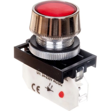 Signallampe 22 mm 24–230 V AC/DC IP65 rot W0-LDU1-NEK22MLD C