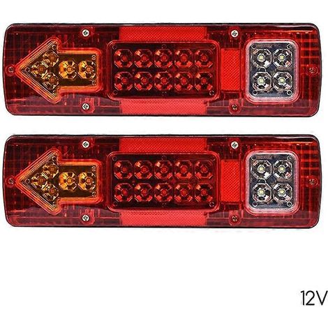 Feu arrière de frein et de recul LED extra-lumineux et compact, pièce de voiture